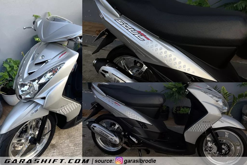 Striping mio soul 2007 silver by garasibrodie