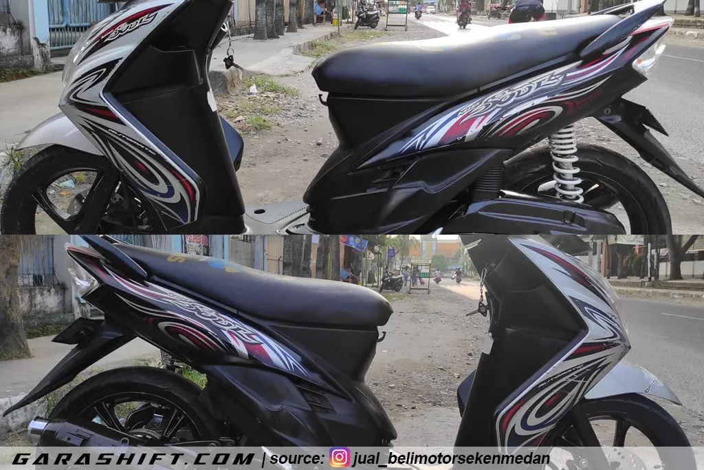 Striping mio soul 2008 putih by jual belimotorsekenmedan