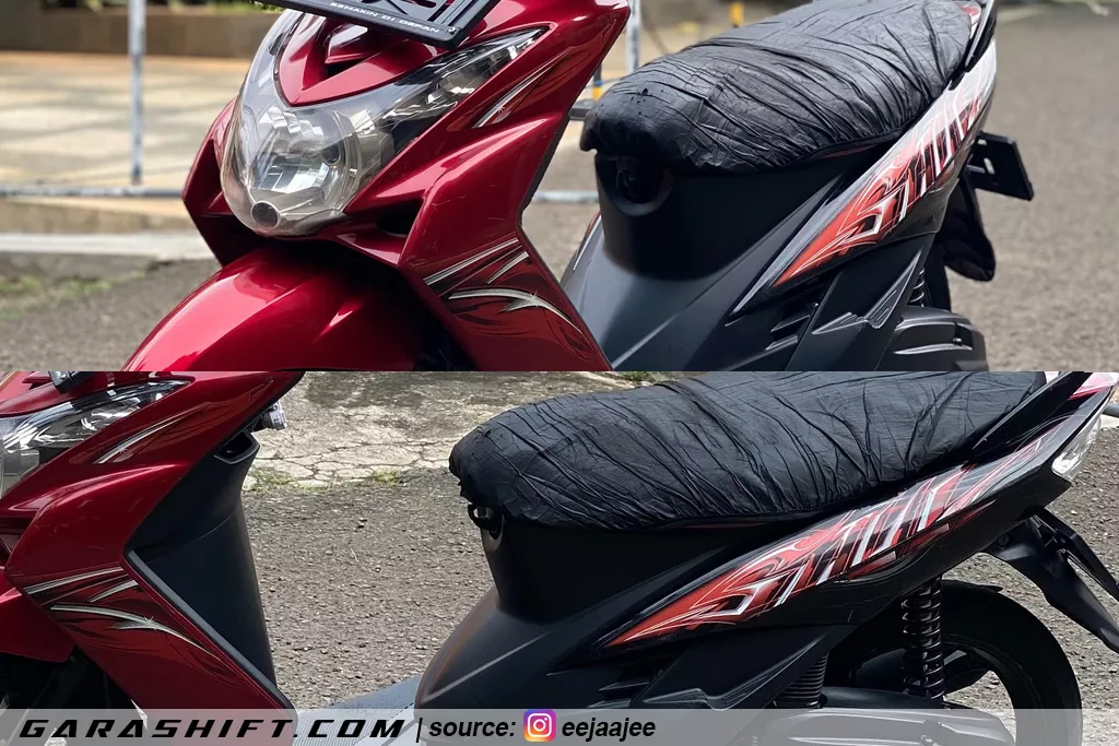 Striping mio soul 2011 merah by eejaajee