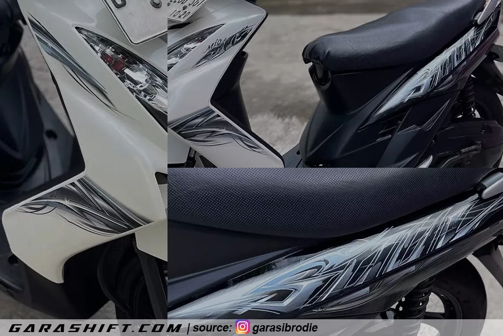 Striping mio soul 2011 putih by garasibrodie