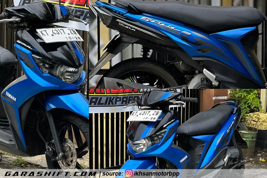 Striping mio soul gt 2013 biru hitam by ikhsanmotorbpp