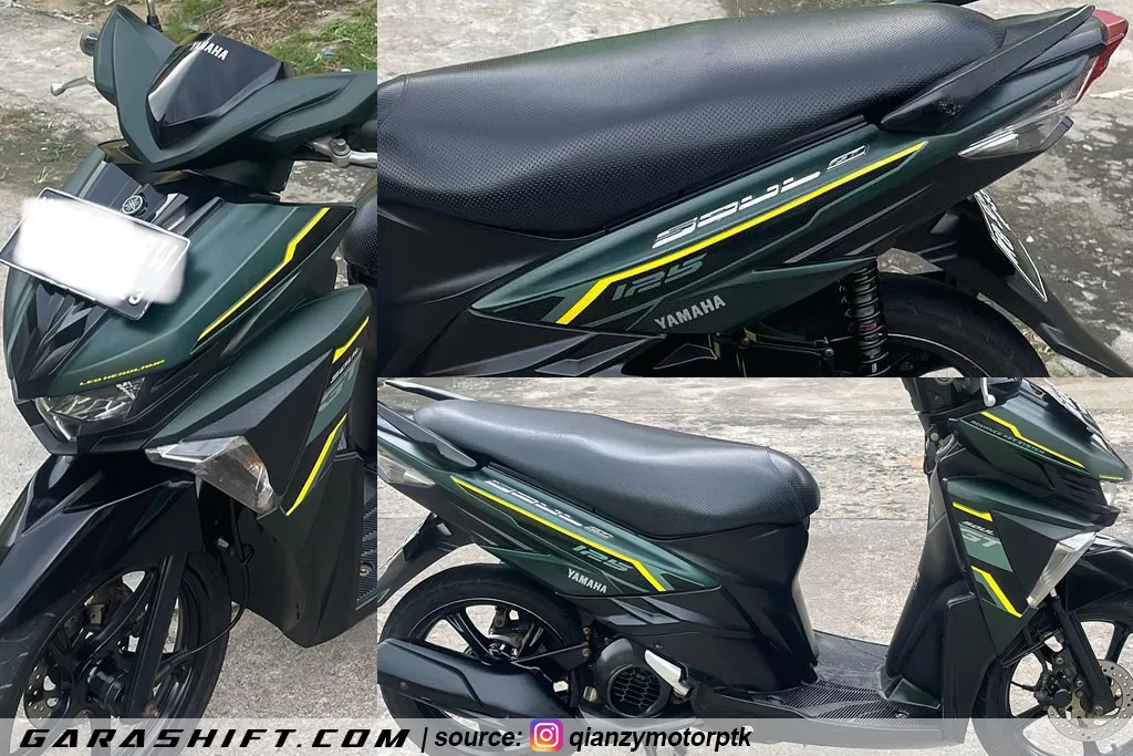 Striping mio soul gt 2017 hijau by qianzymotorptk