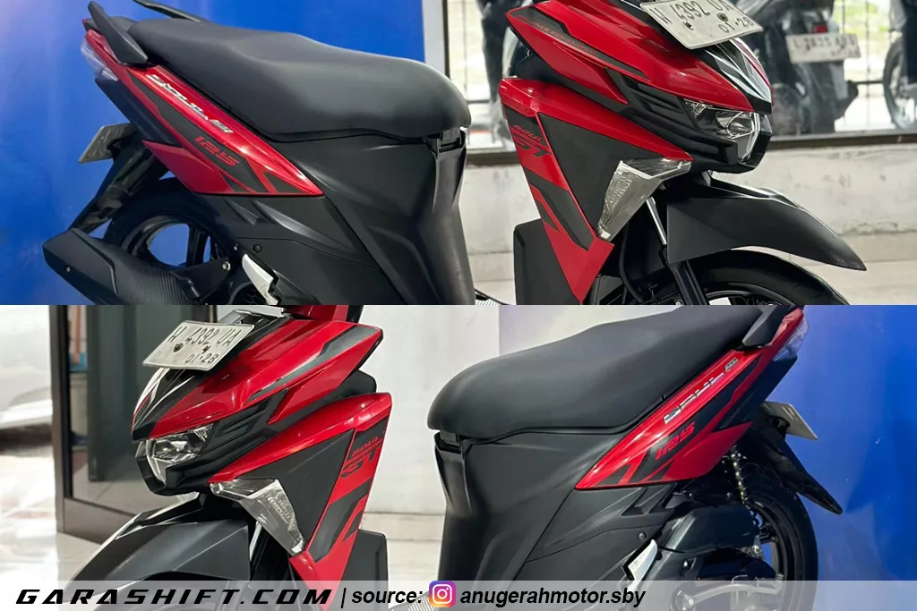 Striping mio soul gt 2017 merah by anugerahmotor sby