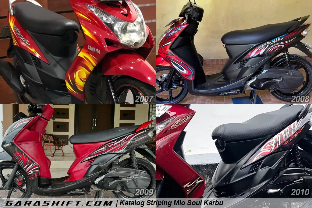 Striping mio soul karbu