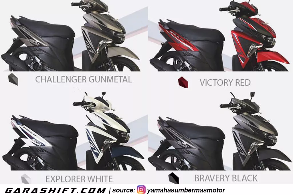 Warna warna striping mio soul gt 2016 by yamahasumbermasmotor