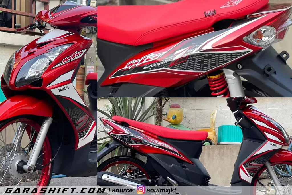 Mio soul mx merah striping mio z sharp by soulmxjkt