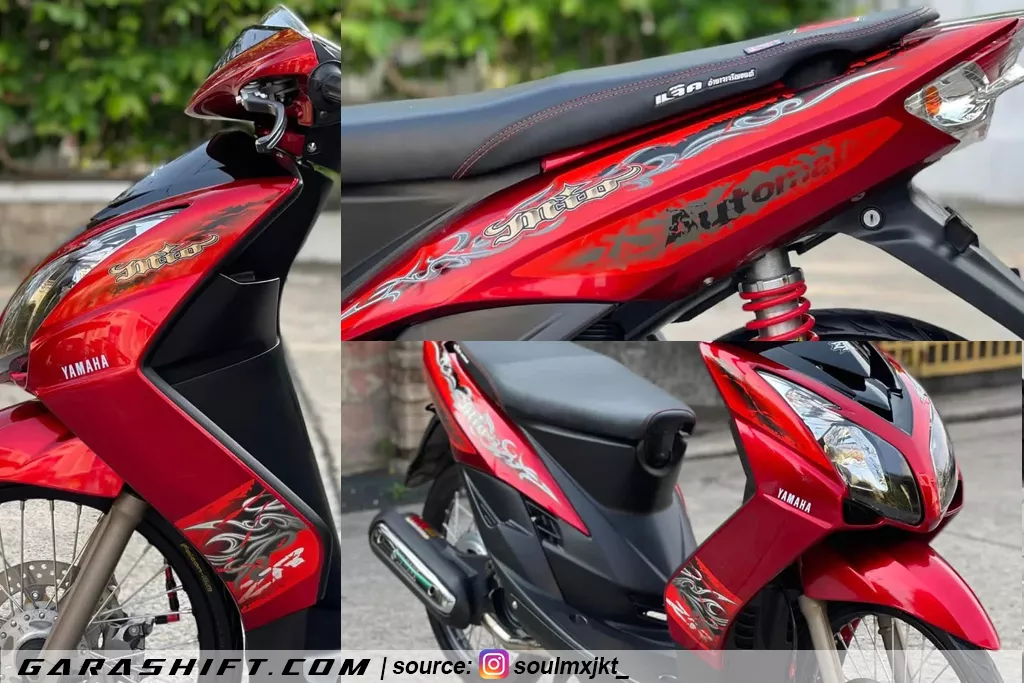 Mio soul mx merah striping mio zr by soulmxjkt