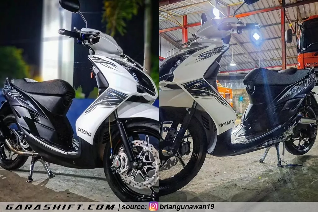 Mio soul mx putih striping mio soul 2011 by briangunawan19