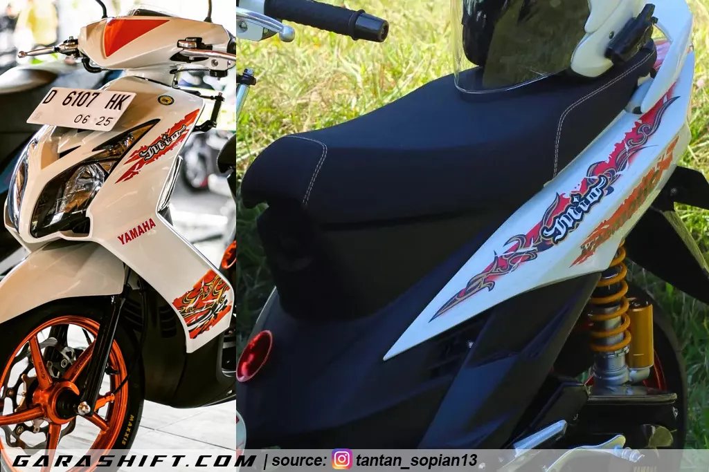 Mio soul mx putih striping mio zr by tantan sopian13