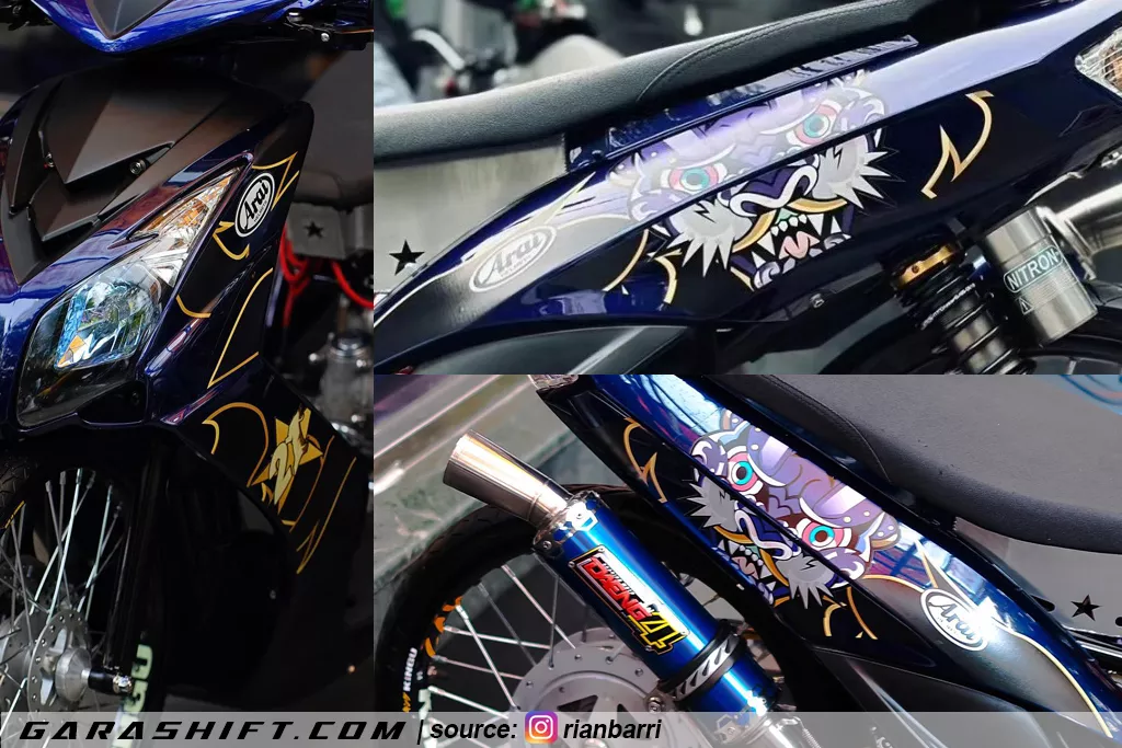 Striping mio soul dragon hitam by rianbarri