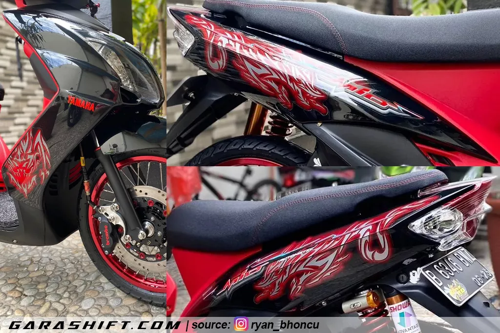 Striping mio soul dragon hitam by ryan bhoncu