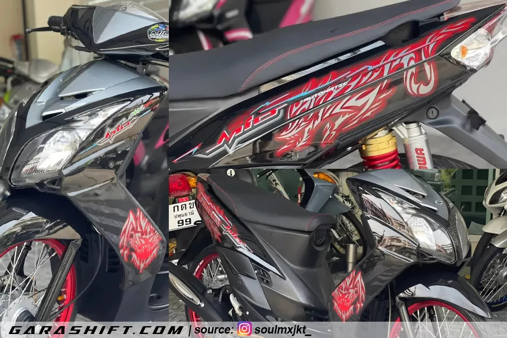 Striping mio soul dragon hitam by soulmxjkt