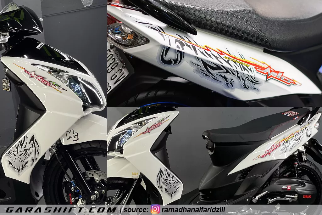 Striping mio soul dragon putih by ramadhanalfaridziii