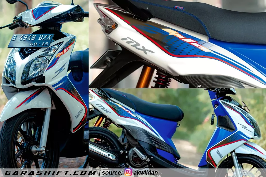 Striping mio soul mx putih by akwildan