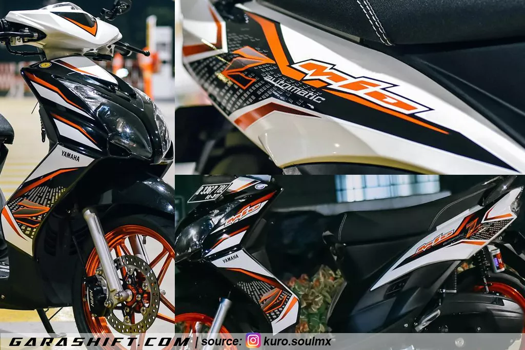 Striping mio soul mx putih by kuro soulmx