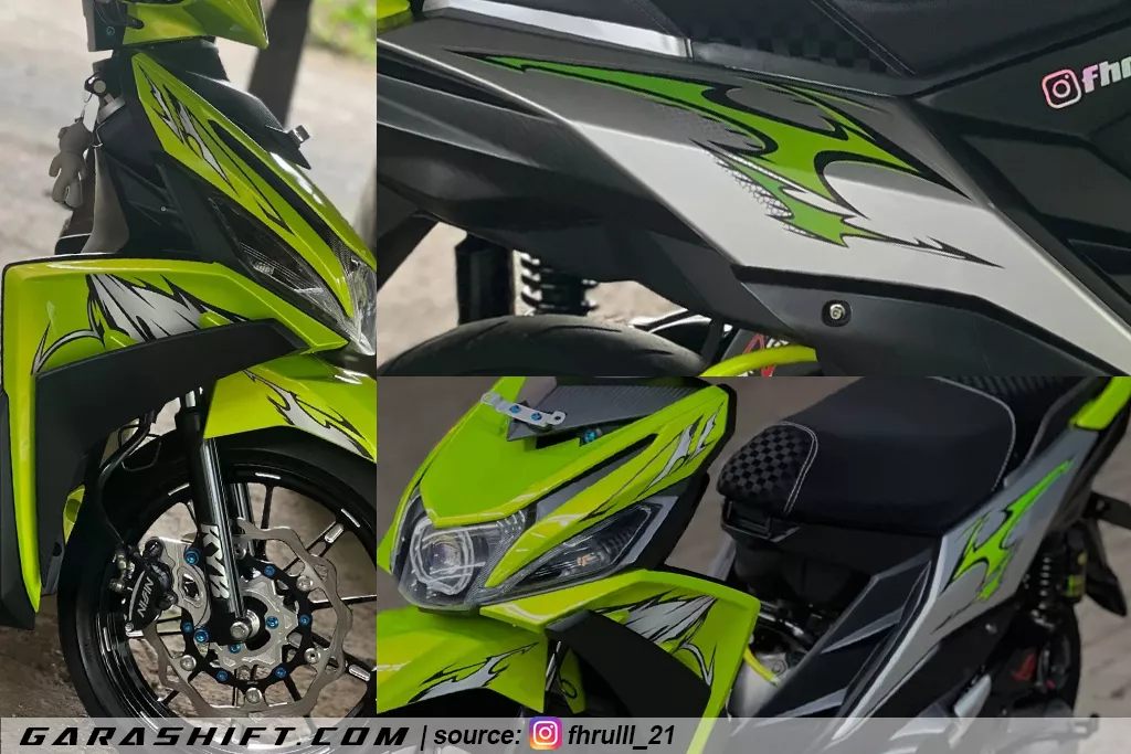 Striping mio 125 m3 variasi hijau by fhrulll
