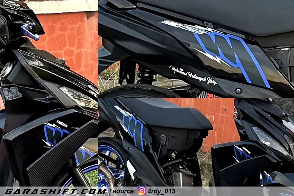 Striping mio m3 variasi hitam by 4rdy