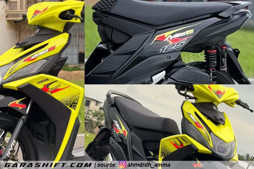 Striping mio m3 variasi hitam by ahmdrdh amma