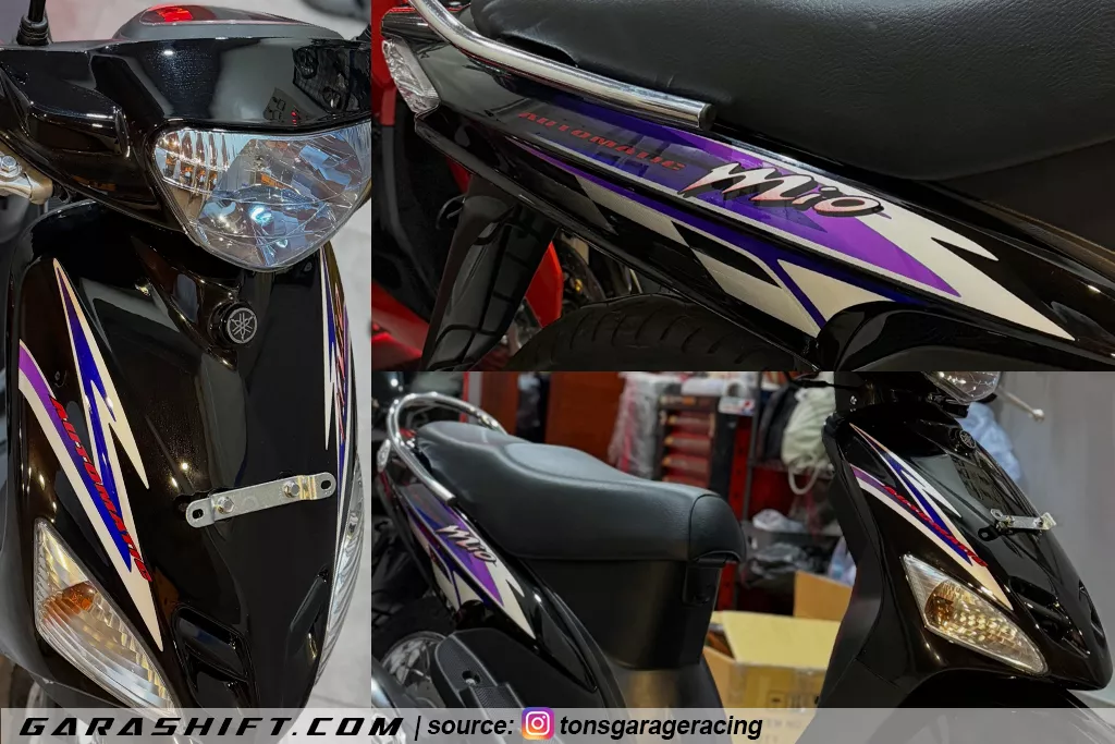 Striping mio sporty 2004 original hitam by tonsgarageracing